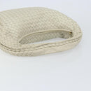 BOTTEGA VENETA INTRECCIATO Hobo Shoulder Bag Leather White 115653 Auth ep12201-7