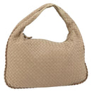 BOTTEGA VENETA INTRECCIATO Hobo Shoulder Bag Leather Beige 115653 Auth ep12202-1