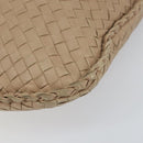 BOTTEGA VENETA INTRECCIATO Hobo Shoulder Bag Leather Beige 115653 Auth ep12202-9