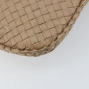 BOTTEGA VENETA INTRECCIATO Hobo Shoulder Bag Leather Beige 115653 Auth ep12202-14