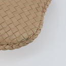 BOTTEGA VENETA INTRECCIATO Hobo Shoulder Bag Leather Beige 115653 Auth ep12202-15