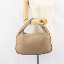 BOTTEGA VENETA INTRECCIATO Hobo Shoulder Bag Leather Beige 115653 Auth ep12202-22