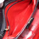 GUCCI Hand Bag Leather Black Gold 406 000 1080 Auth ep12203-21