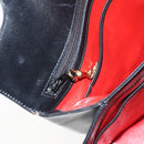 GUCCI Hand Bag Leather Black Gold 406 000 1080 Auth ep12203-22
