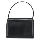GUCCI Hand Bag Leather Black Gold 406 000 1080 Auth ep12203-2