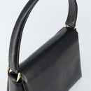 GUCCI Hand Bag Leather Black Gold 406 000 1080 Auth ep12203-6