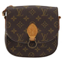 LOUIS VUITTON Monogram Saint Cloud PM Shoulder Bag M51244 LV Auth ep12207-13