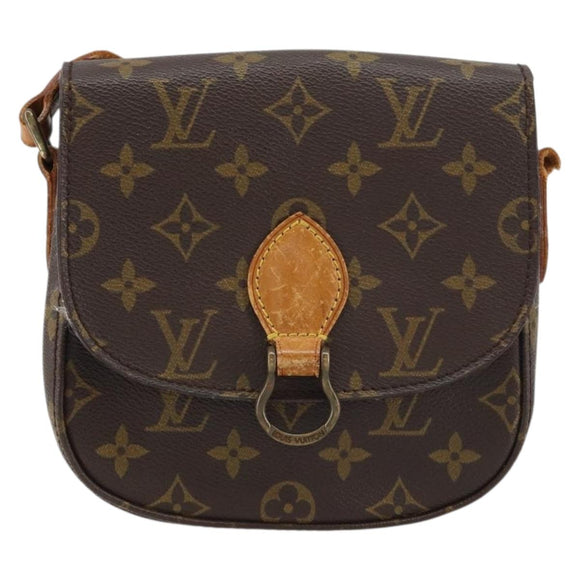 LOUIS VUITTON Monogram Saint Cloud PM Shoulder Bag M51244 LV Auth ep12207