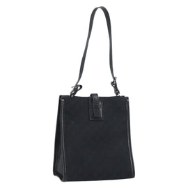 GUCCI GG Canvas Shoulder Bag Black 110292 Auth ep12209