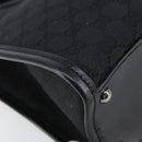 GUCCI GG Canvas Shoulder Bag Black 110292 Auth ep12209-13