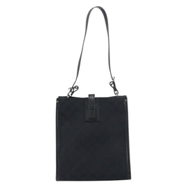 GUCCI GG Canvas Shoulder Bag Black 110292 Auth ep12209 - 0