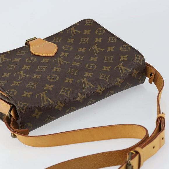 LOUIS VUITTON Monogram Cartouchiere GM Shoulder Bag M51252 LV Auth ep12210