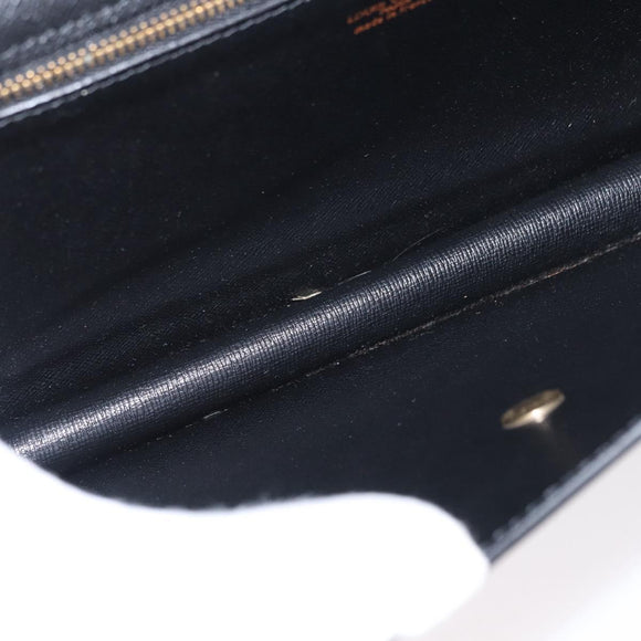 LOUIS VUITTON Epi Montaigne 27 Clutch Bag Black M52652 LV Auth ep12214