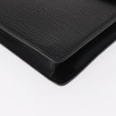 LOUIS VUITTON Epi Montaigne 27 Clutch Bag Black M52652 LV Auth ep12214-14