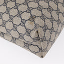 GUCCI GG Supreme Sherry Line Tote Bag PVC Navy Gold 39 002 4487 Auth ep12216-15