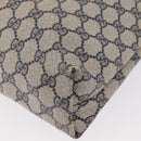 GUCCI GG Supreme Sherry Line Tote Bag PVC Navy Gold 39 002 4487 Auth ep12216-16