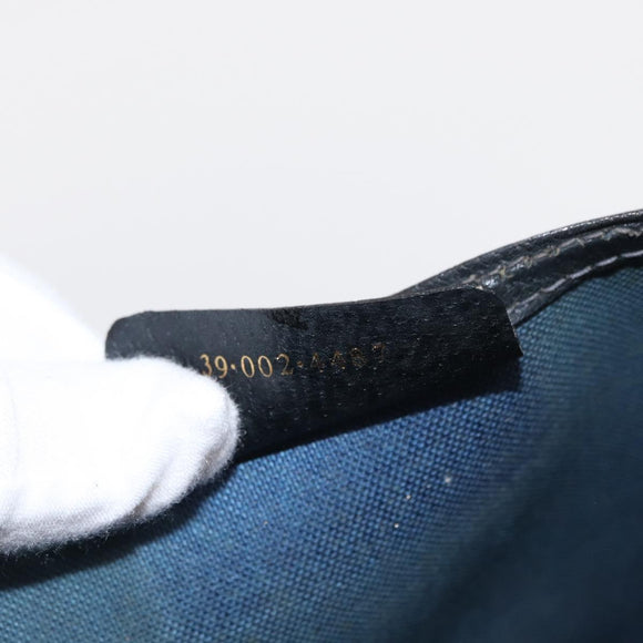 GUCCI GG Supreme Sherry Line Tote Bag PVC Navy Gold 39 002 4487 Auth ep12216