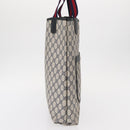 GUCCI GG Supreme Sherry Line Tote Bag PVC Navy Gold 39 002 4487 Auth ep12216-4