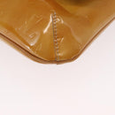 LOUIS VUITTON Monogram Vernis Thompson Street Bag Beige M91301 LV Auth ep12217-14