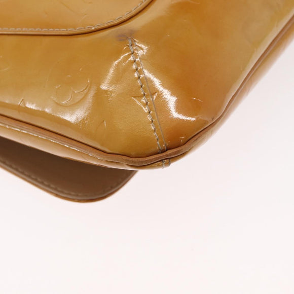 LOUIS VUITTON Monogram Vernis Thompson Street Bag Beige M91301 LV Auth ep12217