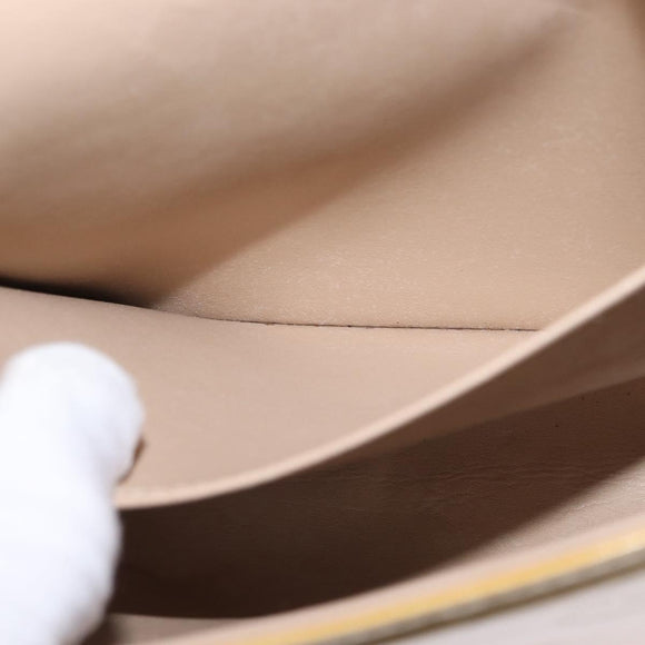 LOUIS VUITTON Monogram Vernis Thompson Street Bag Beige M91301 LV Auth ep12217