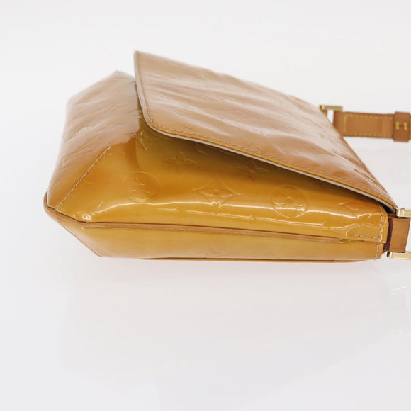 LOUIS VUITTON Monogram Vernis Thompson Street Bag Beige M91301 LV Auth ep12217