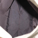 FENDI Mamma Baguette Shoulder Bag Canvas Beige Silver Auth ep12218-20