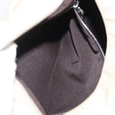 FENDI Mamma Baguette Shoulder Bag Canvas Beige Silver Auth ep12218-24