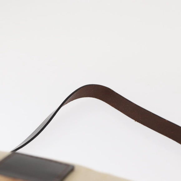 FENDI Mamma Baguette Shoulder Bag Canvas Beige Silver Auth ep12218