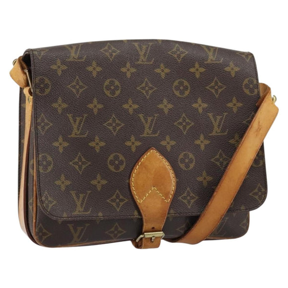 LOUIS VUITTON Monogram Cartouchiere GM Shoulder Bag M51252 LV Auth ep12222