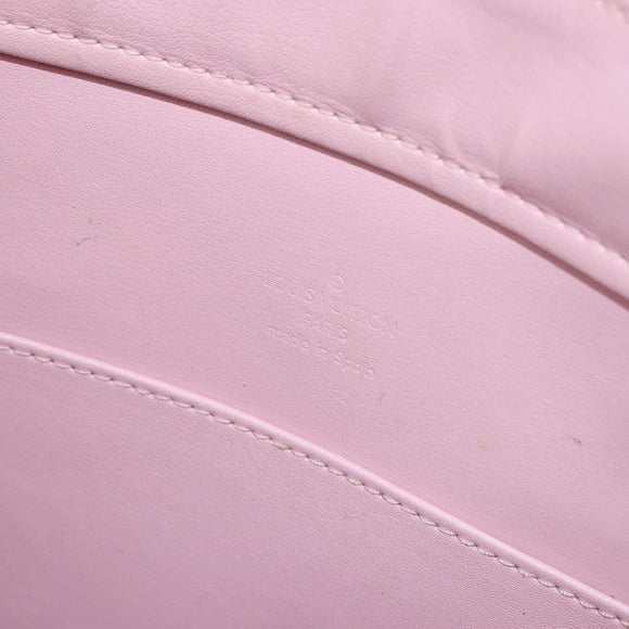 LOUIS VUITTON Monogram Vernis Columbus Bag Marshmallow Pink M91032 Auth ep12223