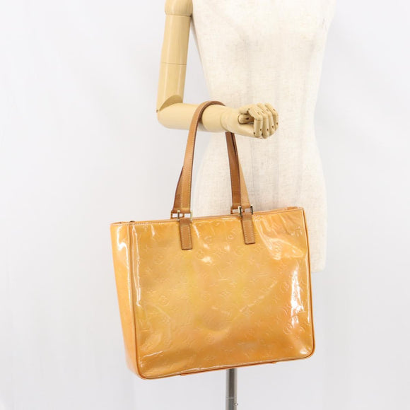 LOUIS VUITTON Monogram Vernis Columbus Bag Marshmallow Pink M91032 Auth ep12223