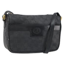 GUCCI GG Canvas Shoulder Bag Black Gold 001 14 0412 Auth ep12224-1