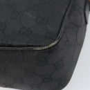 GUCCI GG Canvas Shoulder Bag Black Gold 001 14 0412 Auth ep12224-12
