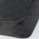 GUCCI GG Canvas Shoulder Bag Black Gold 001 14 0412 Auth ep12224-13