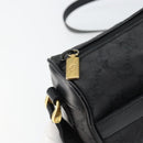GUCCI GG Canvas Shoulder Bag Black Gold 001 14 0412 Auth ep12224-14
