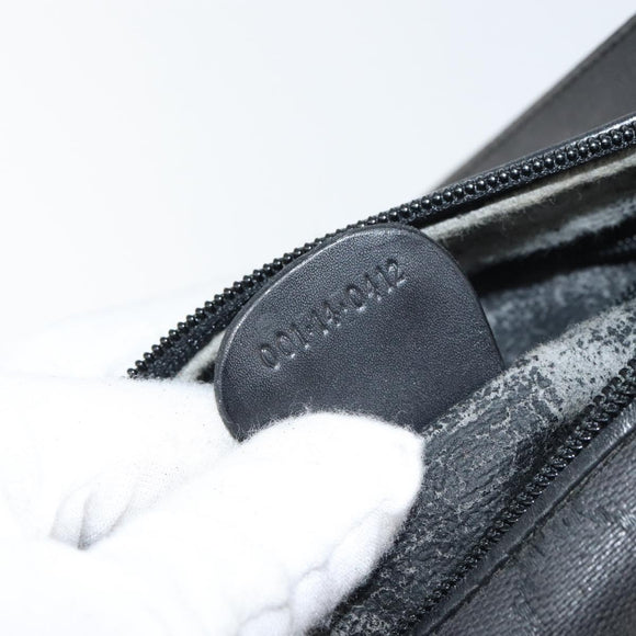 GUCCI GG Canvas Shoulder Bag Black Gold 001 14 0412 Auth ep12224