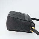 GUCCI GG Canvas Shoulder Bag Black Gold 001 14 0412 Auth ep12224-4