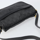 GUCCI GG Canvas Shoulder Bag Black Gold 001 14 0412 Auth ep12224-6