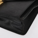 LOUIS VUITTON Epi Serie Dragonne Clutch Bag Black Noir M52612 LV Auth ep12225-14