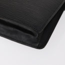 LOUIS VUITTON Epi Serie Dragonne Clutch Bag Black Noir M52612 LV Auth ep12225-17
