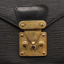 LOUIS VUITTON Epi Serie Dragonne Clutch Bag Black Noir M52612 LV Auth ep12225-18