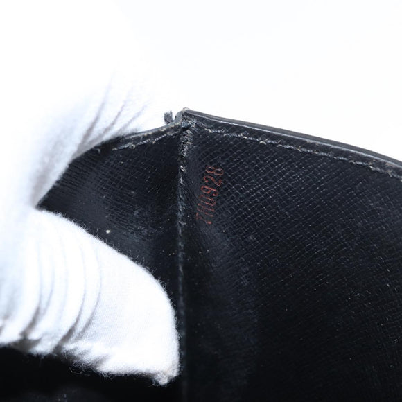 LOUIS VUITTON Epi Serie Dragonne Clutch Bag Black Noir M52612 LV Auth ep12225