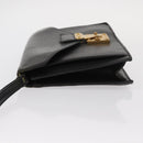 LOUIS VUITTON Epi Serie Dragonne Clutch Bag Black Noir M52612 LV Auth ep12225-4