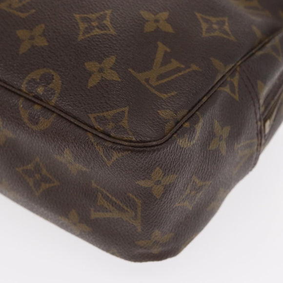 LOUIS VUITTON Monogram Trousse Toilette 28 Clutch Bag M47522 LV Auth ep12226