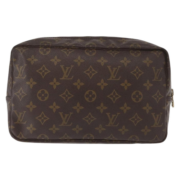 LOUIS VUITTON Monogram Trousse Toilette 28 Clutch Bag M47522 LV Auth ep12226