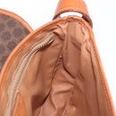 CELINE Macadam Canvas Shoulder Bag PVC Leather Brown Gold Auth ep12228-18