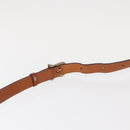 CELINE Macadam Canvas Shoulder Bag PVC Leather Brown Gold Auth ep12228-8