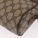 GUCCI GG Supreme Web Sherry Line Bag PVC Beige Gold 56 02 088 Auth ep12231-15