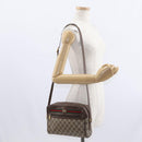 GUCCI GG Supreme Web Sherry Line Bag PVC Beige Gold 56 02 088 Auth ep12231-23